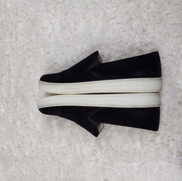 🖤 Prada Women's Black Suede Slip On Sneakers 39 - Picture 6 of 11